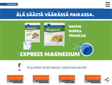 Tablet Screenshot of harmonia.fi